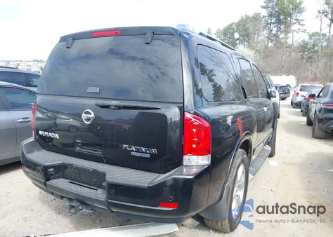 2014 Nissan Armada Platinum из США, поврежденный, VIN 5N1BA0NFXEN608911